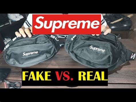 how to spot fake supreme waist bag red ss18|Supreme Authentication Guides .